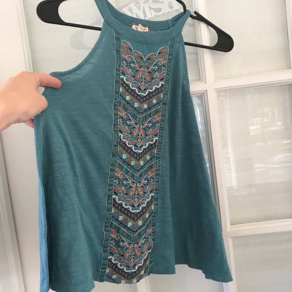 Hippie blue tank top - Picture 3 of 6